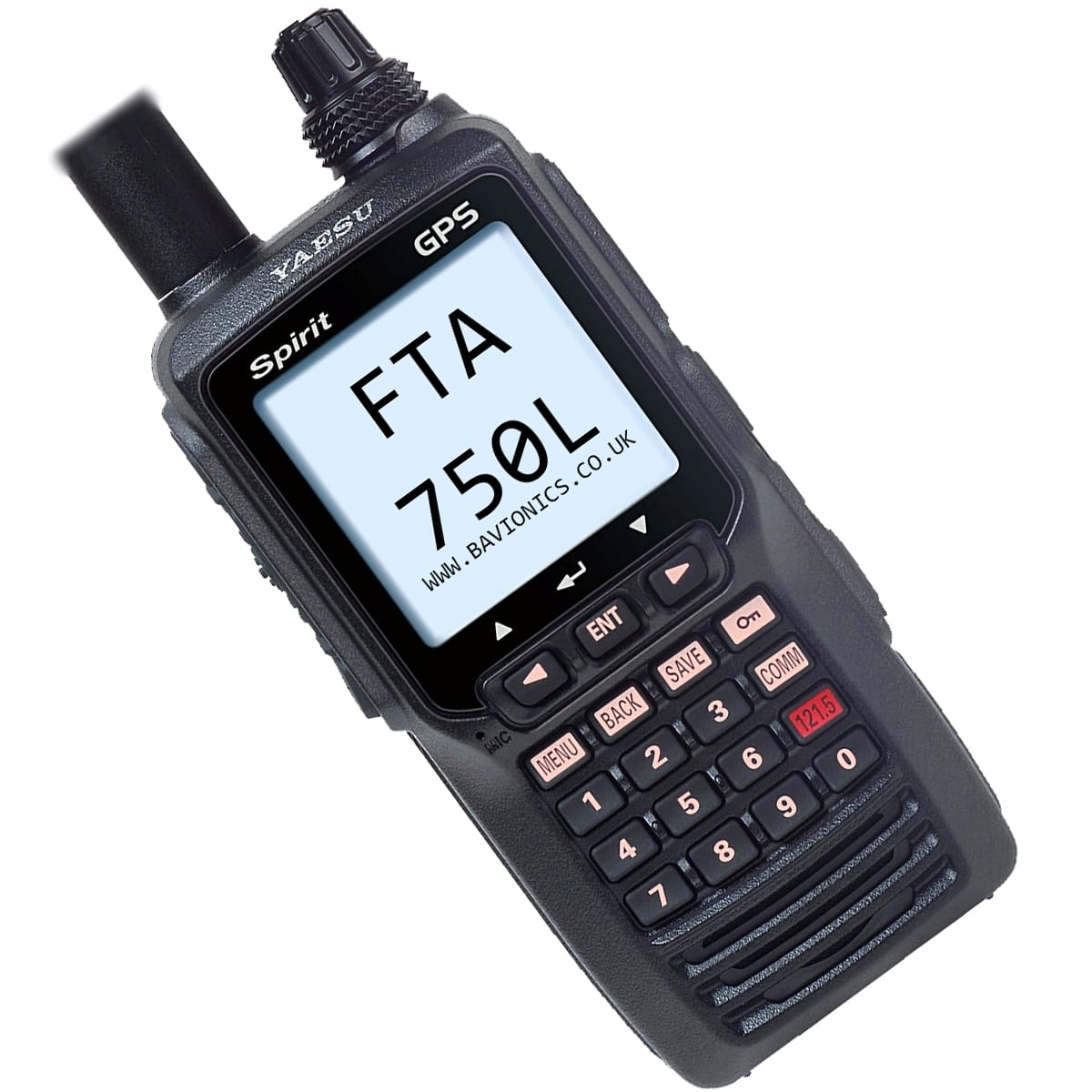 Yaesu FTA-250L Handheld VHF Airband Transceiver (Comm only) - 2